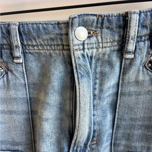 We The Free Cargo Zipper‎ Denim Mini Skirt size 26 grunge gothic boho thumbnail 4