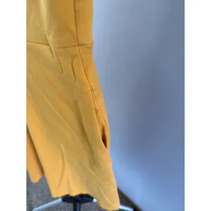 New‎ York & Company Women's Yellow Sleeveless Dress With Pockets Size Small thumbnail 4