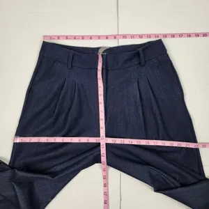 Jones New York Suit Pants Wide Leg Professional Career Business Blue Size 6 thumbnail 7
