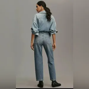 PILCRO reworked high rise tapered jeans size‎ 29 in blue barrel balloon thumbnail 3