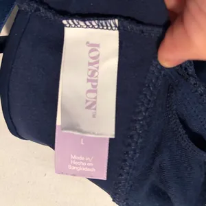 Joyspun Bralette Lace V-Neck Navy Blue Adjustable Straps Size L thumbnail 6