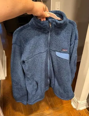 Patagonia Los Gatos full-zip fleece jacket in a blue color women's XL thumbnail 1