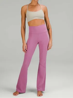 Lululemon Groove Super-High-Rise Flared Pant Nulu, Size 4 thumbnail 3