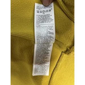 Athleta Triumph Hoodie Mustard Yellow Full Zip Sweatshirt XS TP Thumbholes thumbnail 9