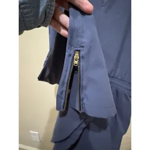 Albion Fit Going Places Dress Navy Athletic Waist Tie Pockets Size Medium thumbnail 5