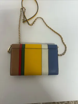 Tory Burch Robinson Ballon Stripe Convertible Shoulder Bag MSRP 498 thumbnail 2
