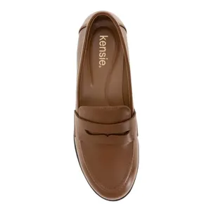 NEW Kensie Women’s Brown Cognac Slip-On Gitty Penny Low Heel Loafers Size 8.5 thumbnail 11