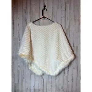 Marc New York Faux‎ Fur Ponco Size L/XL thumbnail 2