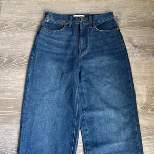 NEW Madewell Baggy Straight Jeans in Dark Worn Indigo Wash 27 thumbnail 5
