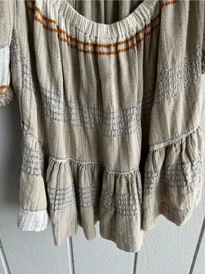 Free People Cosy Striped Mini Dress Co Size S thumbnail 6