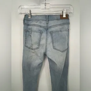 Aeropostale blue jeans size‎ 0 with rips thumbnail 5