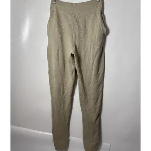 Nasty Gal Womens Pants Neutral Tan Knit Sweater Lounge Jogger Pockets Soft 6 thumbnail 2