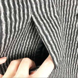 Zara wool retro jacket with big buttons gray and black pattern, wide sleeves M thumbnail 11