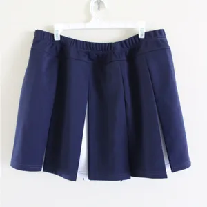 Navy Pleated Cheer Skirt Size 2X Blue thumbnail 3