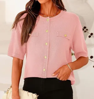 PRETTYGARDEN Women’s Summer Button Down Shirt thumbnail 4