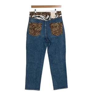 Alice + Olivia Amazing Animal Print High Rise Jeans Size 28 NWT thumbnail 8
