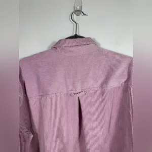 BDG‎ Urban Outfitters Pink Corduroy Cropped Jacket Women’s Large Button Front thumbnail 7