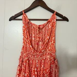 Free People Midsummers Day Tunic Cayenne Boho Print Size S – Flowy & Feminine thumbnail 7