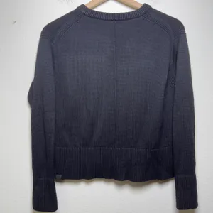 Lululemon Womens Cashlu Boxy Crewneck Sweater‎ XS Black Ribbed Knit Casaul thumbnail 6