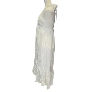 Linen Blend Braided Aerie Halter Dress thumbnail 3