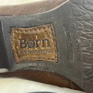 Hand Crafted Born Mary Jane Heeled Shoe Brown Genuine leather Size 9.5 Bin11 thumbnail 6