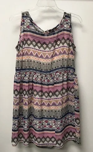 NWOT BeBop Printed Boho Sheer Cami Skater Dress thumbnail 1