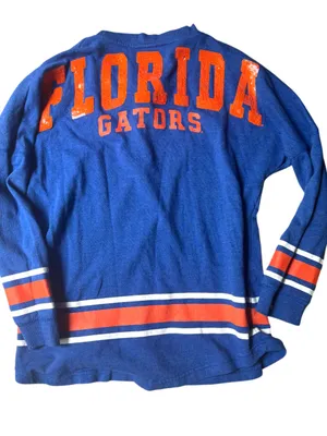 Florida Gators Size M Stadium Athletics Blue Orange Cotton Blend Sweatshirt thumbnail 2
