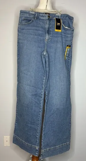 Lee- Blue Wide Leg Jeans thumbnail 1