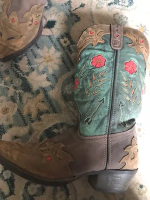 Laredo Knee High Tooled Western Cowgirl Cowboy Boots thumbnail 10