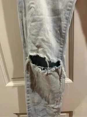 American Eagle Outfitters Light Blue Stretch Skinny Jeans thumbnail 7
