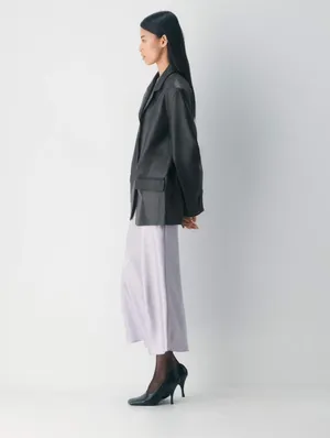 Babaton Aritzia Slip Satin Maxi Skirt Limited Edition swoon lavender 10 thumbnail 3