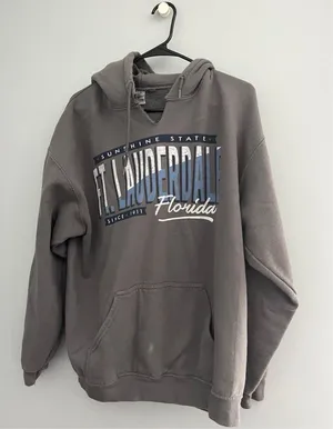 Gildan Fort Lauderdale V-Neck Hoodie thumbnail 1