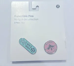 Lululemon 2- PACK Collectible Pins thumbnail 1