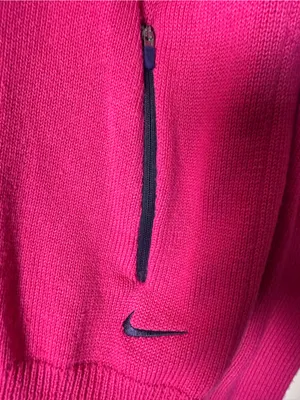 Nike Golf Hot Pink 1/4-Zip Merino Wool Sweater thumbnail 6