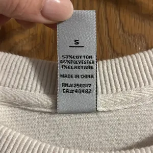 Varley‎ Mae Boyfriend Oversized Sweat Pullover in Egret Small thumbnail 9
