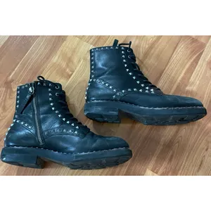 ASH
Wolf Studded Leather Combat Boots‎ thumbnail 3