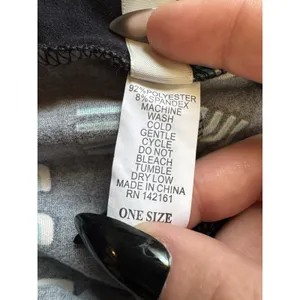 LulaRoe‎ Women Sz OS Leggings Stretch Geometric Grunge Skater Streetwear Punk thumbnail 8