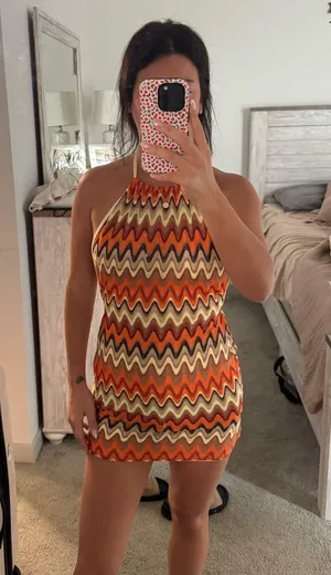 Dress Orange thumbnail 1