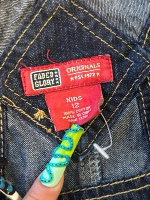Faded Glory Dark blue overalls thumbnail 3