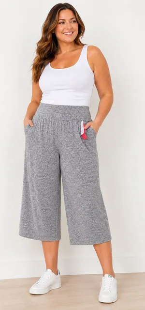 Livi NWT Lane Bryant wide leg capri thumbnail 1