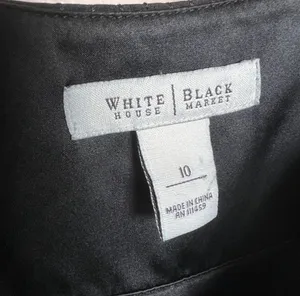 White House | Black Market CLEAROUT! LBD Little Black Cocktail Dress Size 10 Like New thumbnail 5
