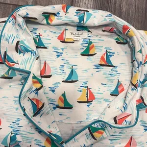 BedHead Size Large Sailboat Shorty Pajamas Shirt thumbnail 2