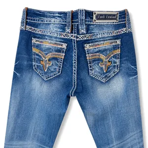 Rock Revival NWOT Charon Skinny Y2K Embellished Western Low Rise Jeans Size 30 thumbnail 7
