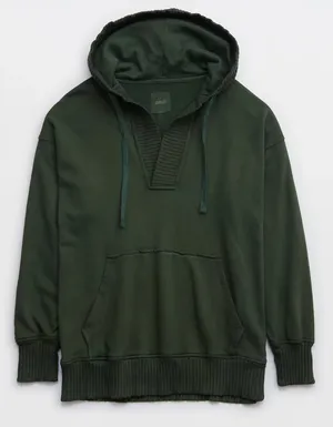 Aerie Down To Earth Henley Hoodie thumbnail 2