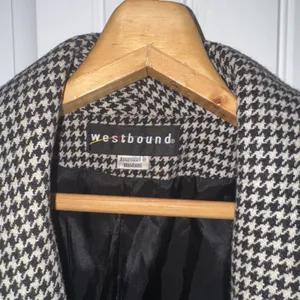 Westbound Houndstooth Pea Coat Sz 12 Wool Blend Exclusively Made For Dillard’s thumbnail 6