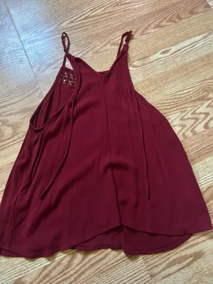 Hollister red blouse thumbnail 2