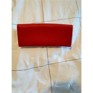 GUESS Red Pebbled Leather Glasses Case thumbnail 3