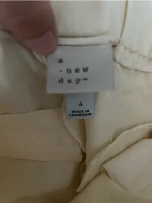 a new day Cream Wide-Leg Women's Trousers 4 thumbnail 3