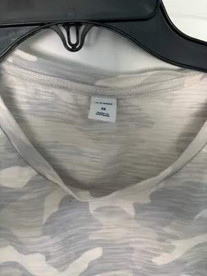 Old Navy White and gray camo dress thumbnail 2