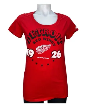 ALTA GRACIA Red Detroit Red Wings Women's T-Shirt size M thumbnail 1